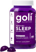 Dreamy Sleep Gummy - 60 Count - Melatonin, Vitamin D, Magnesium, and Lemon Balm Extract - Gelatin-Free, Gluten-Free, Vegan & Non-Gmo